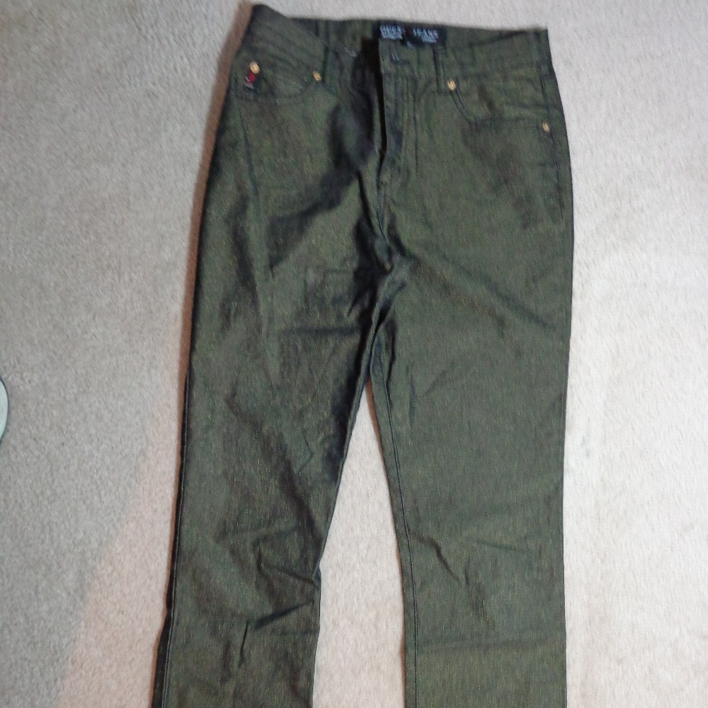 Guess Women's Black Sparkle Jeans 30 X 31 EUC